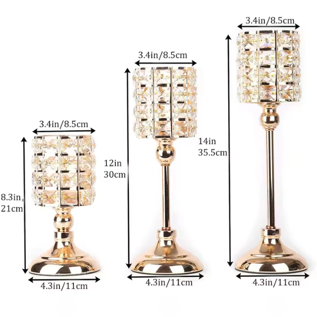 IT - Classic Gold Candle Holder